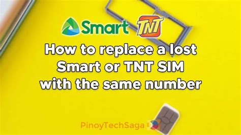 tnt sim replacement with same number